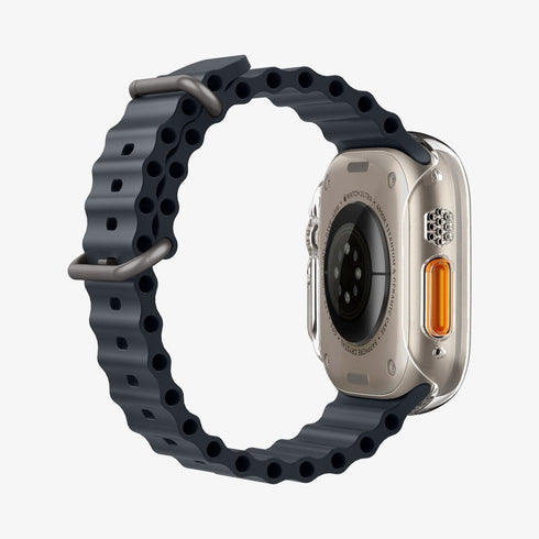 ACS05458 - Apple Watch Ultra (Apple Watch (49mm)) Case Thin Fit in black showing the front